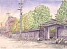 熊本的街景水彩画展