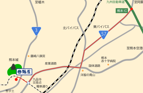 从熊本IC表示