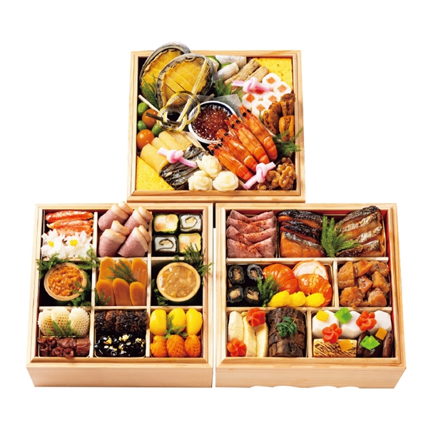 <已售罄的>[店交付/12一个月31日][35]下鸭茶宿舍和睦osechi 3段木盒