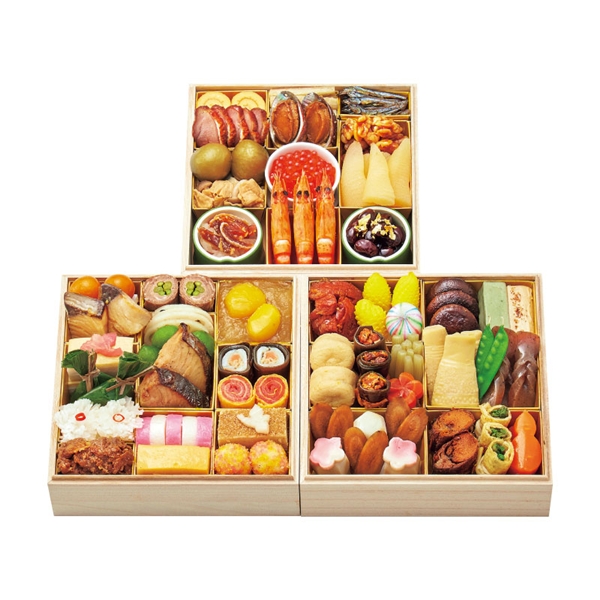 [店交付/12一个月31日][48]京都料理美浓吉3段日式osechi