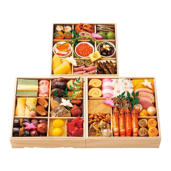 [店交付/12一个月31日][49]京都料理美浓吉3段日式osechi