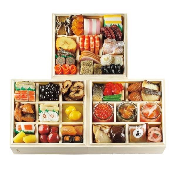 [发送/12一个月31日][91]东京日本菜nada万節重詰三段