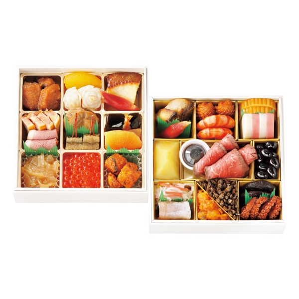 [发送/12一个月30日][94]包含东京日本菜nada万冷冻osechi 2段"元旦万菜"(監)<邮费的冷冻>
