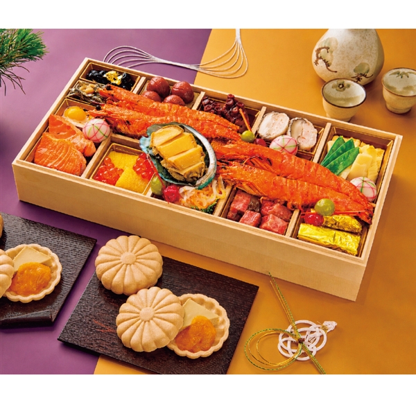 [发送/12一个月30日][97]银座做，包含原野日式osechi 1段(在4个酱鹅肝正在)(監)<邮费的冷冻>