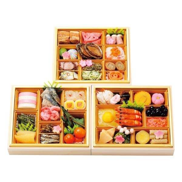 [发送/12一个月31日][102]包含石川金城樓料亭osechi 3段(監)<邮费的冷藏>
